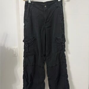 American Eagle Outfitters Dark Gray Stretch Pants